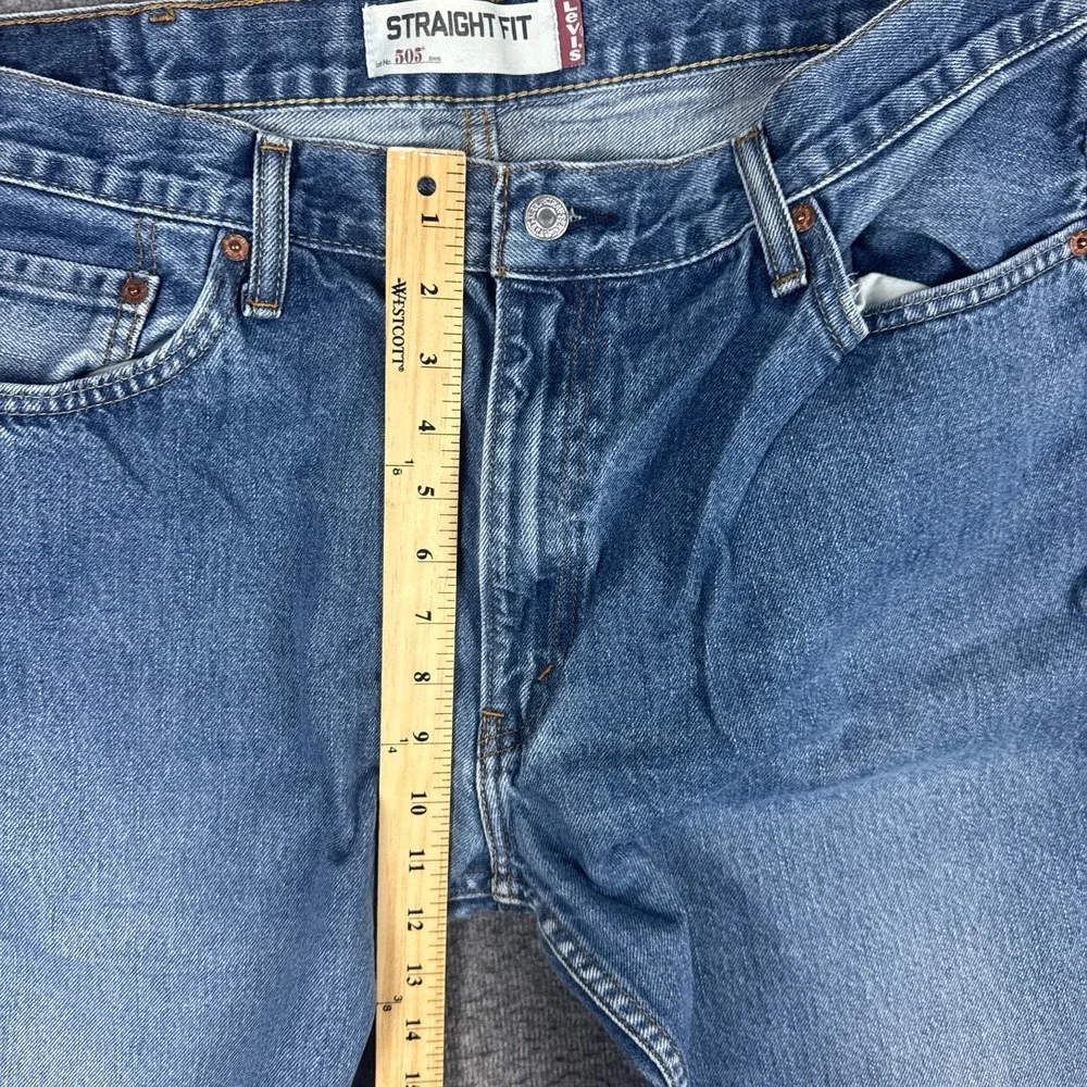 Vintage Levis 505 Jeans Mens 38x32 Blue Denim‎ Straight Y2K Medium Wash Pants